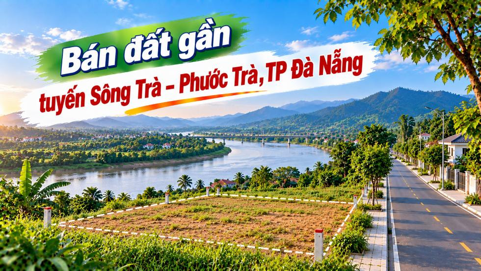 Bán đất gần tuyến Sông Trà – Phước Trà, mở hướng cho kế hoạch lâu dài
