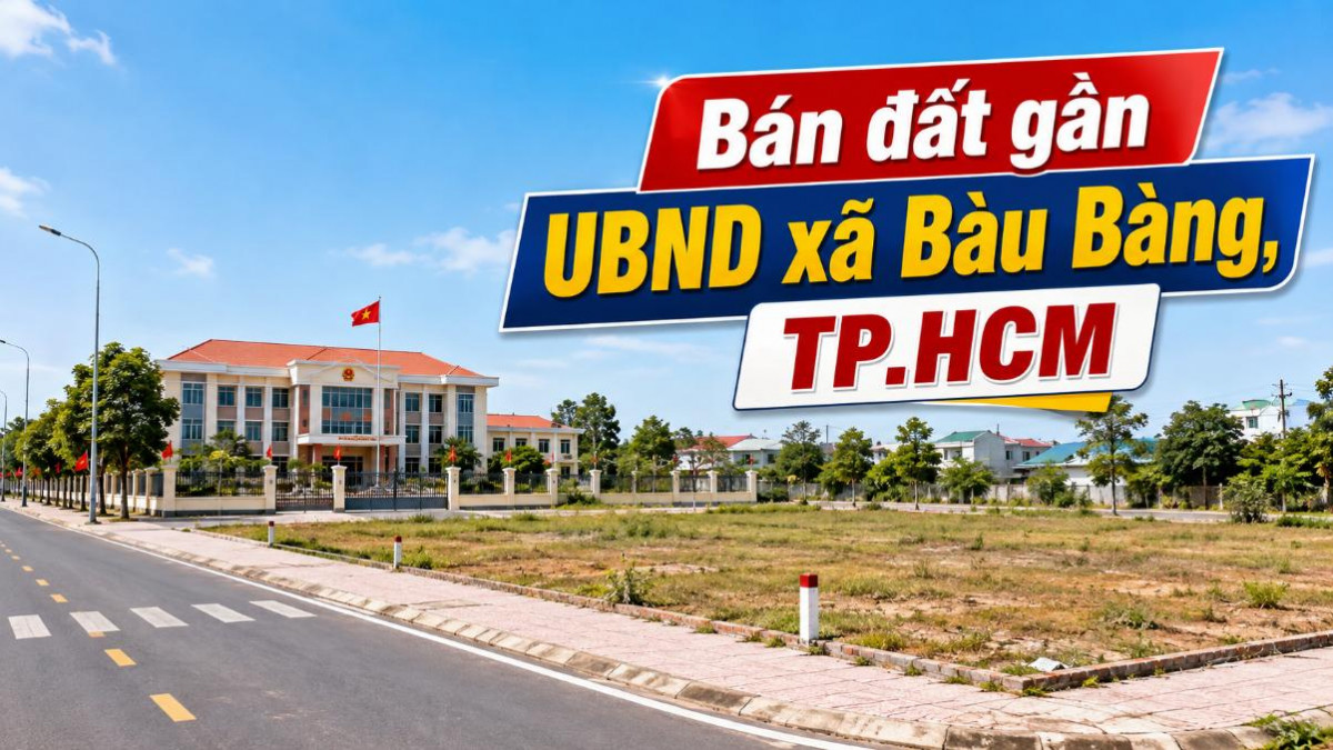 Bán đất gần UBND xã Bàu Bàng, vị trí trung tâm dễ kết nối
