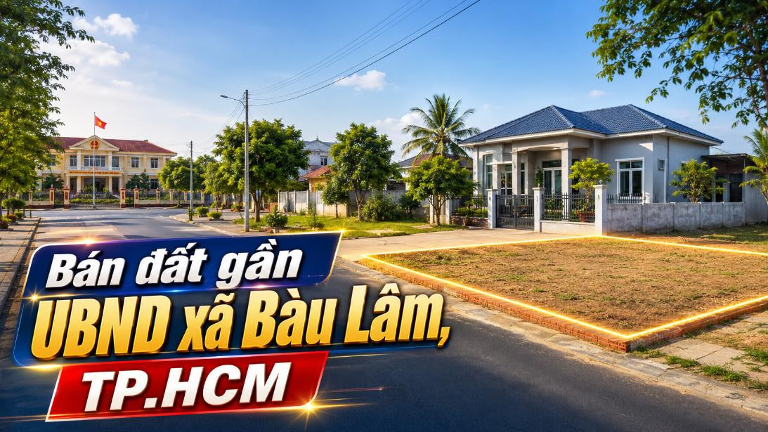 Bán đất gần UBND xã Bàu Lâm, vị trí trung tâm dễ kết nối