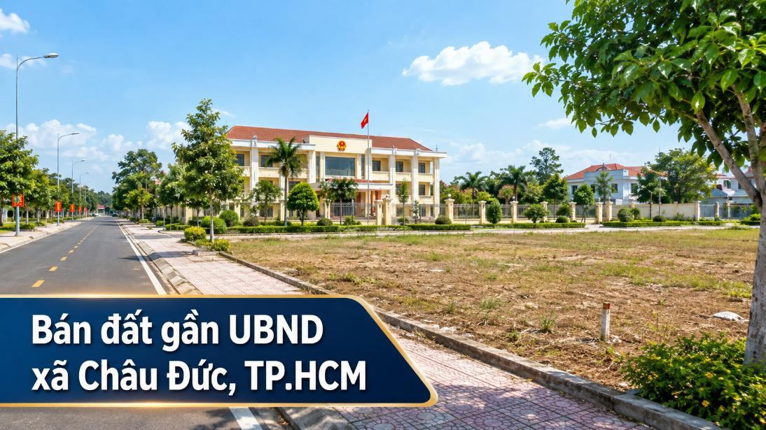 Bán đất gần UBND xã Châu Đức, vị trí trung tâm dễ kết nối