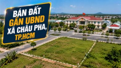 Bán đất gần UBND xã Châu Pha, vị trí trung tâm dễ kết nối