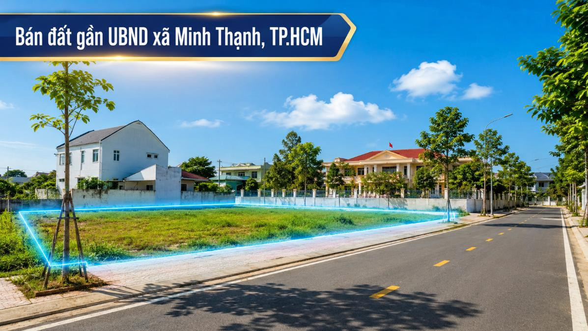 Bán đất gần UBND xã Minh Thạnh, vị trí trung tâm dễ kết nối