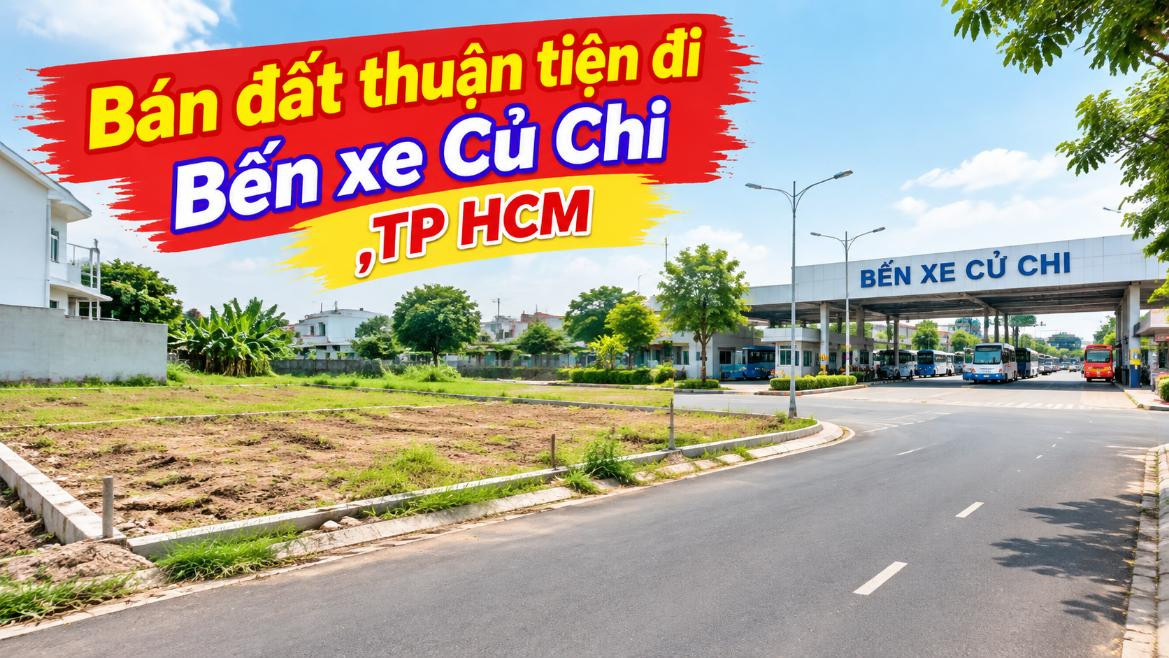 Bán đất Hóc Môn thuận tiện đi Bến xe Củ Chi, phù hợp đầu tư
