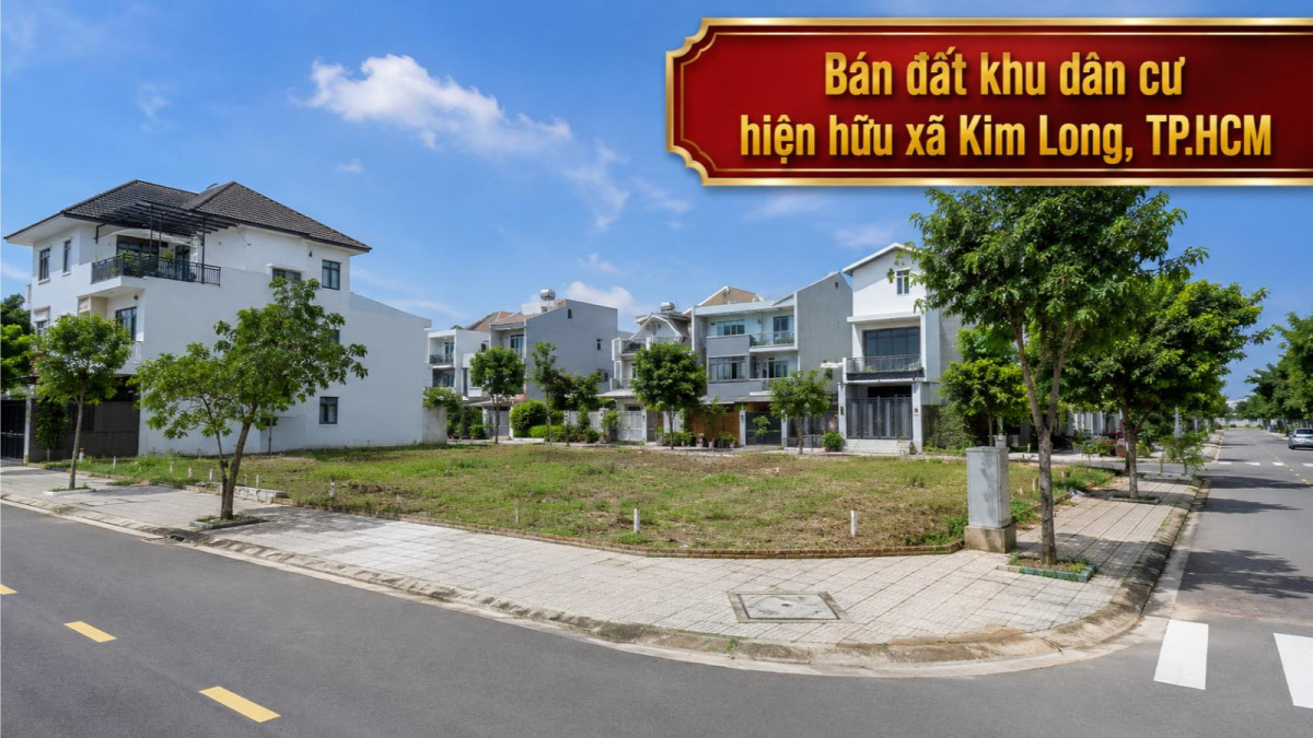 Bán đất khu dân cư hiện hữu Kim Long, thuận tiện xây nhà