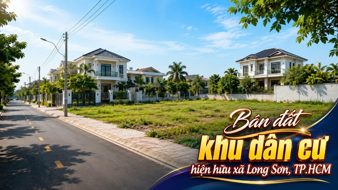 Bán đất khu dân cư hiện hữu Long Sơn, thuận tiện xây nhà