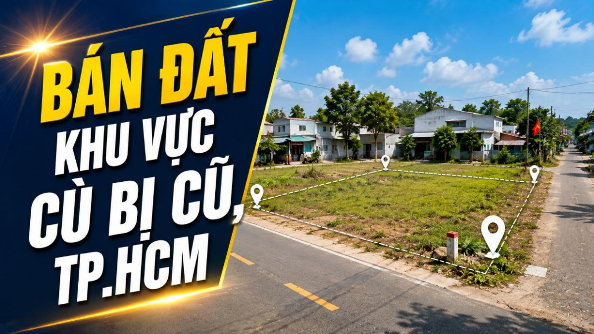Bán đất khu vực Cù Bị cũ, nhiều diện tích lựa chọn