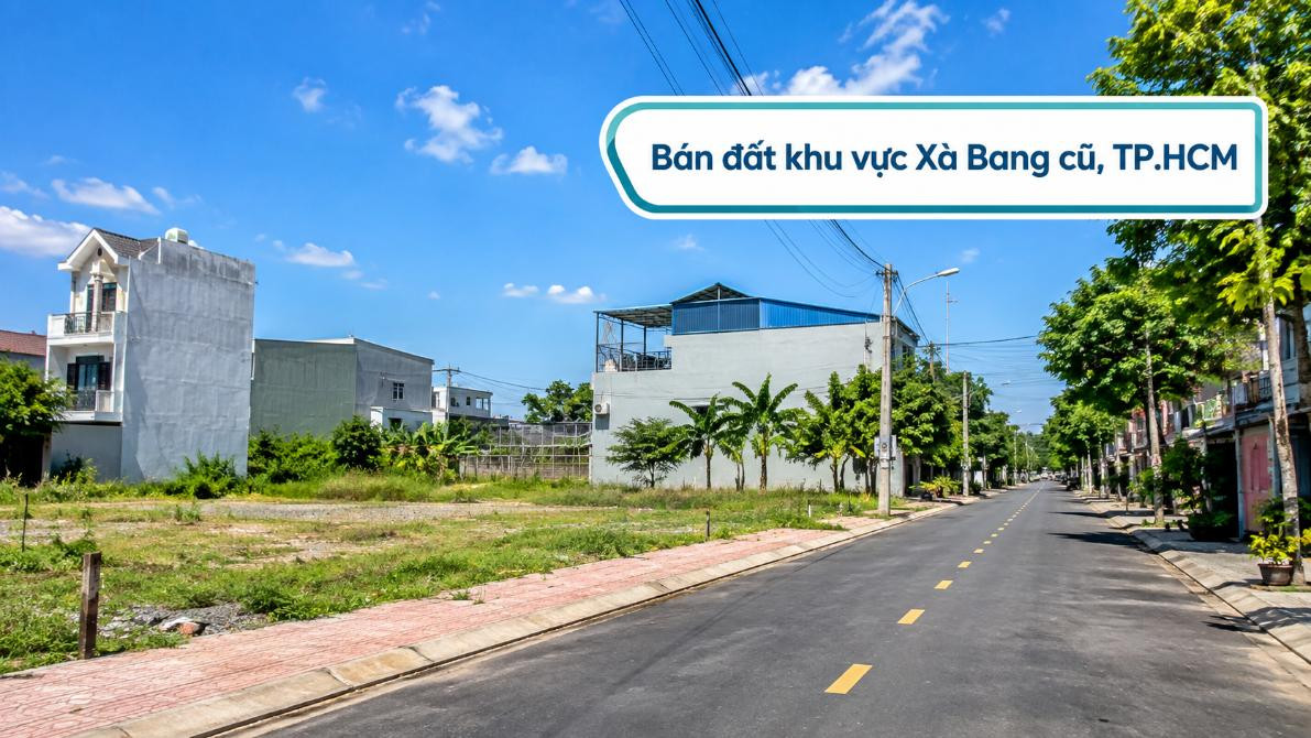 Bán đất khu vực Xà Bang cũ, phù hợp đầu tư dài hạn