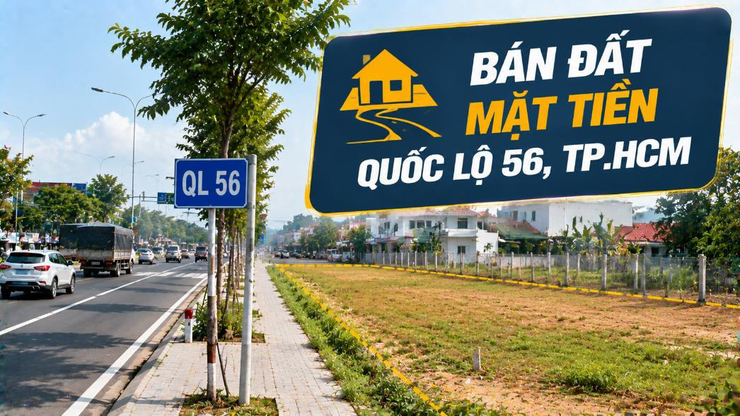 Bán đất mặt tiền Quốc lộ 56, vị trí chiến lược