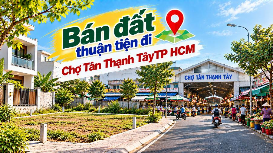 Bán đất Phú Hòa Đông thuận tiện đi Chợ Tân Thạnh Tây