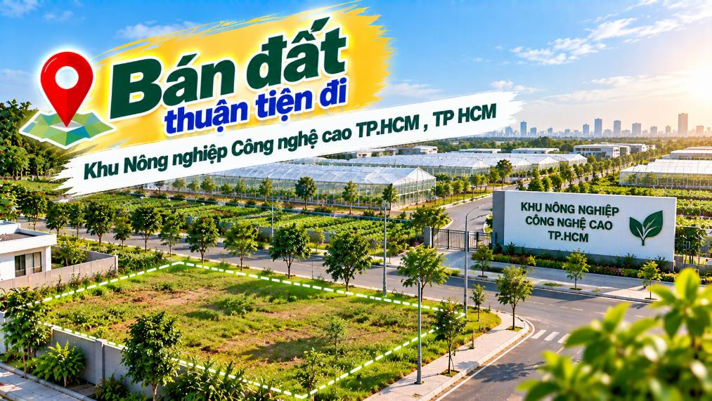 Bán đất Phú Hòa Đông thuận tiện đi Khu Nông nghiệp Công nghệ cao