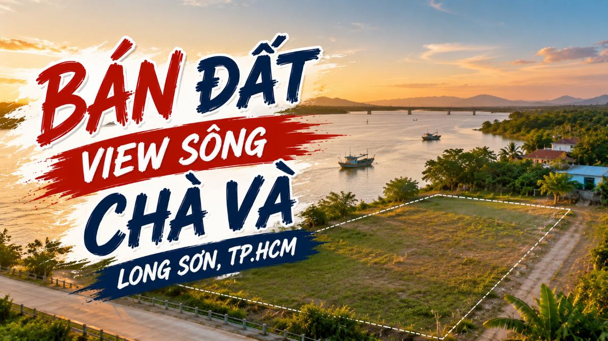 Bán đất view sông Chà Và, Long Sơn, không gian thoáng đẹp