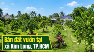 Bán đất vườn tại xã Kim Long, diện tích rộng thoáng
