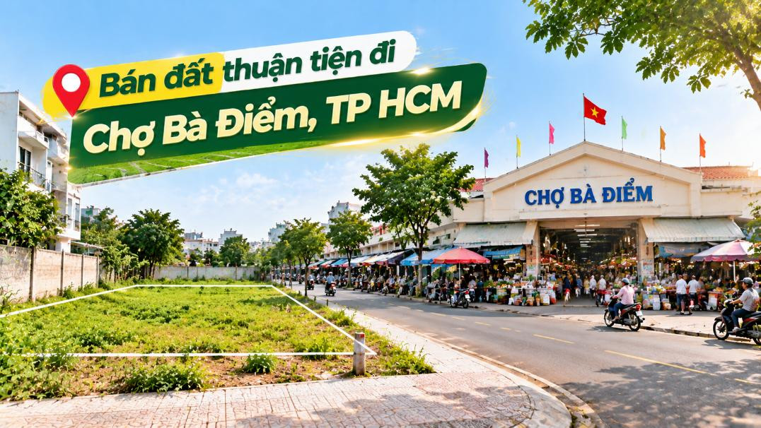 Bán đất Xuân Thới Sơn thuận tiện đi Chợ Bà Điểm, phù hợp đầu tư