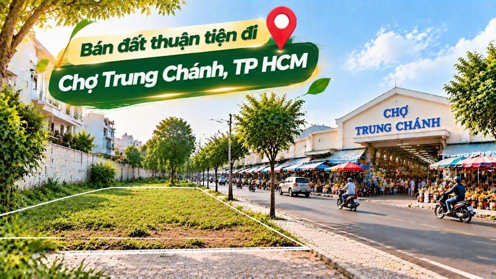 Bán đất Xuân Thới Sơn thuận tiện đi Chợ Trung Chánh, tiềm năng đầu tư