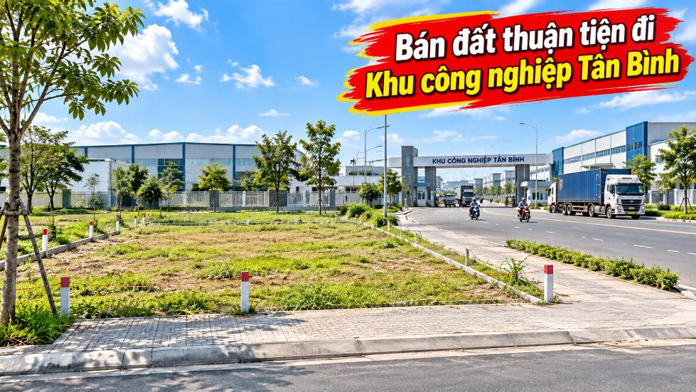 Bán đất Xuân Thới Sơn thuận tiện đi Khu công nghiệp Tân Bình