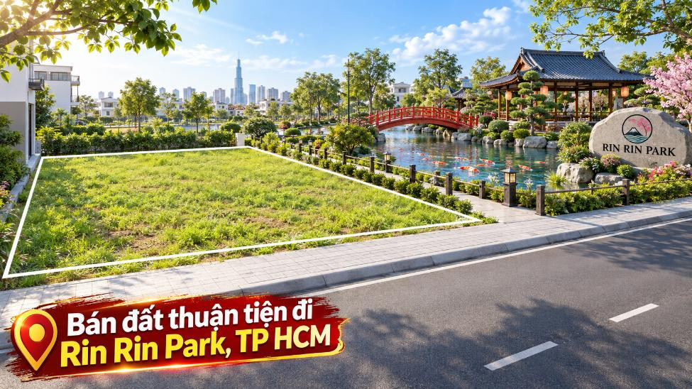 Bán đất Xuân Thới Sơn thuận tiện đi Rin Rin Park