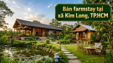 Bán farmstay tại xã Kim Long, kết hợp vườn và nghỉ dưỡng