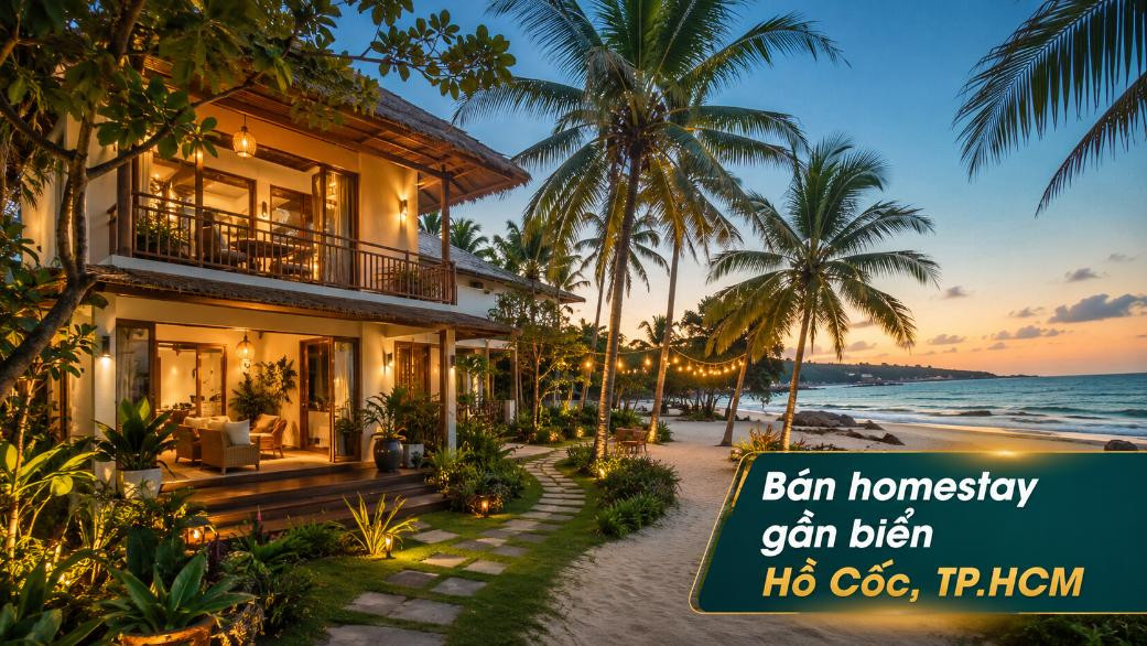 Bán homestay gần biển Hồ Cốc, thuận tiện đón khách