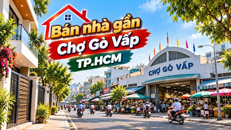 Bán nhà An Nhơn thuận tiện đi Chợ Gò Vấp, tiện kinh doanh
