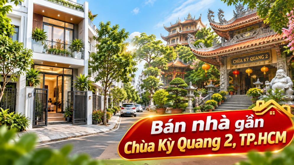 Bán nhà An Nhơn thuận tiện đi Chùa Kỳ Quang 2, Gò Vấp
