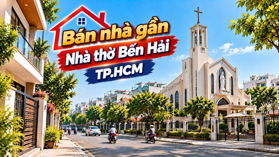 Bán nhà An Nhơn thuận tiện đi Nhà thờ Bến Hải