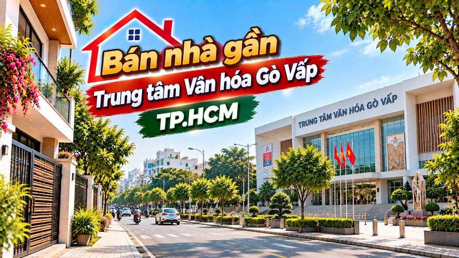 Bán nhà An Nhơn thuận tiện đi Trung tâm Văn hóa Gò Vấp