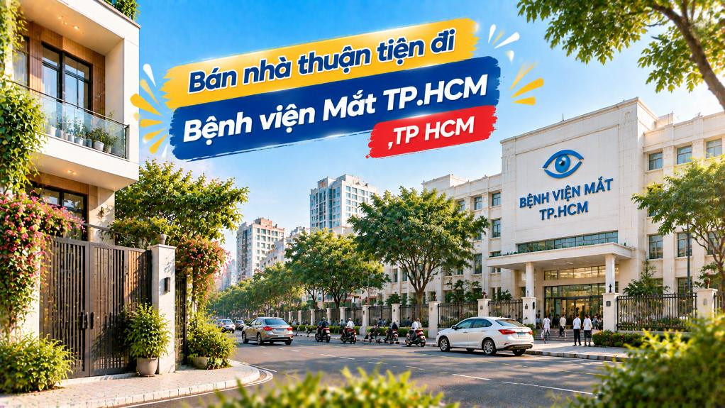Bán nhà Bàn Cờ thuận tiện đi Bệnh viện Mắt TP.HCM