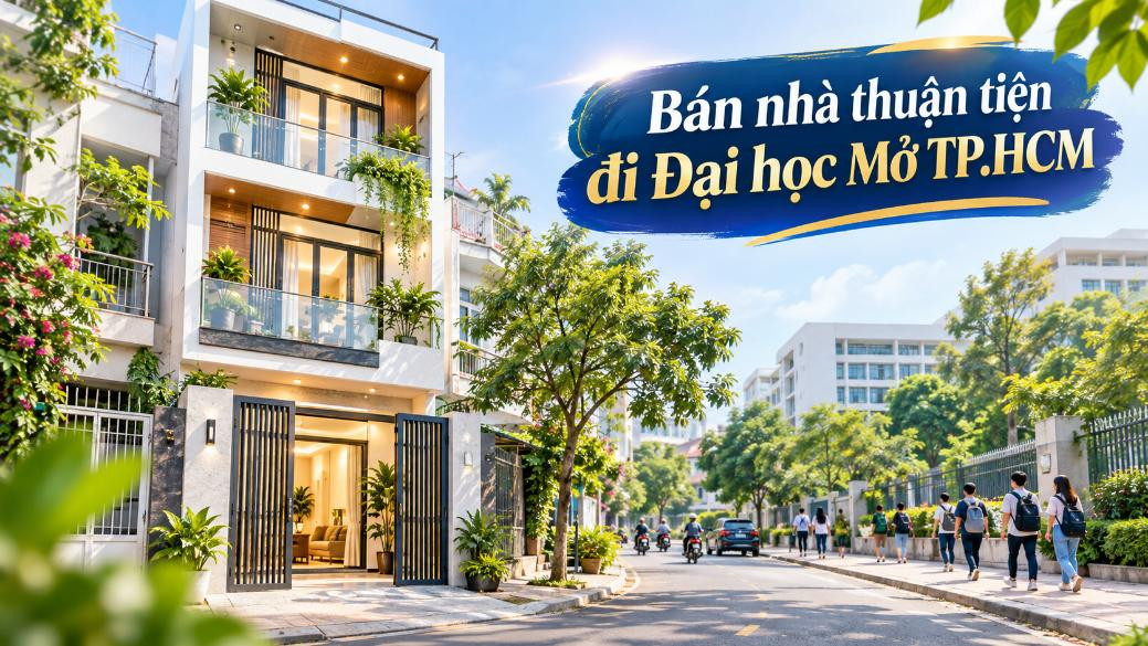 Bán nhà Bàn Cờ thuận tiện đi Đại học Mở TP.HCM