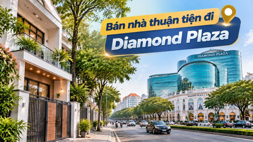Bán nhà Bàn Cờ thuận tiện đi Diamond Plaza, gần trung tâm