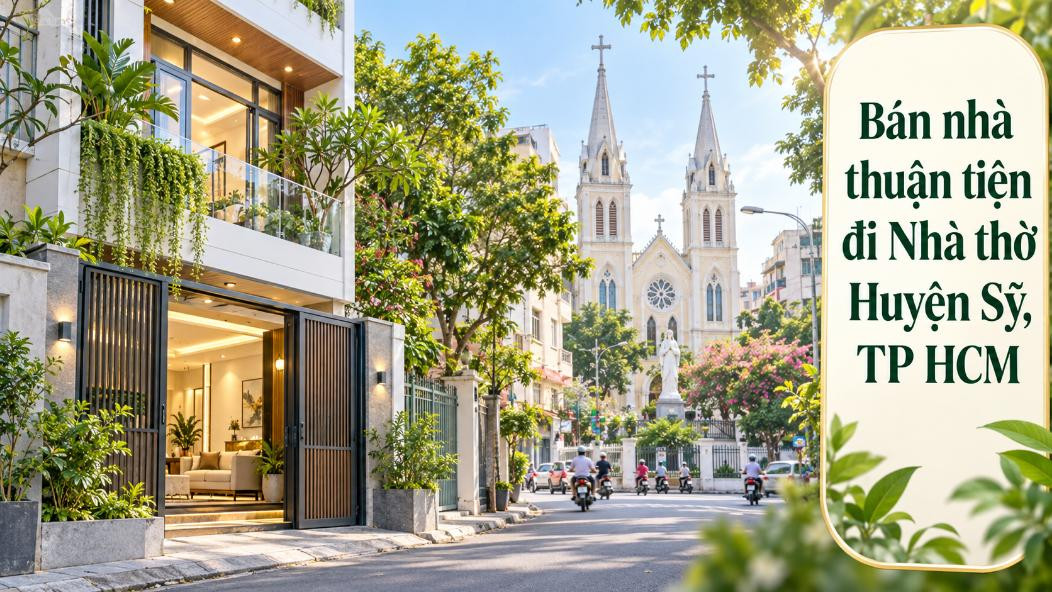 Bán nhà Bàn Cờ thuận tiện đi Nhà thờ Huyện Sỹ, gần trung tâm