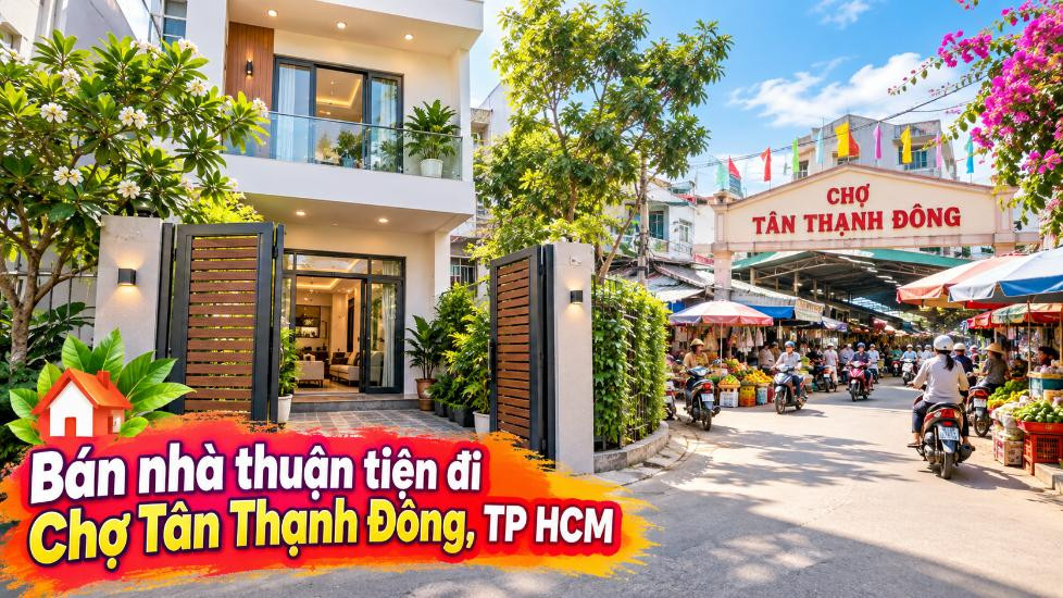 Bán nhà Bình Mỹ thuận tiện đi Chợ Tân Thạnh Đông, tiện kinh doanh