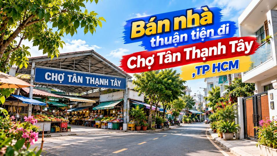 Bán nhà Bình Mỹ thuận tiện đi Chợ Tân Thạnh Tây
