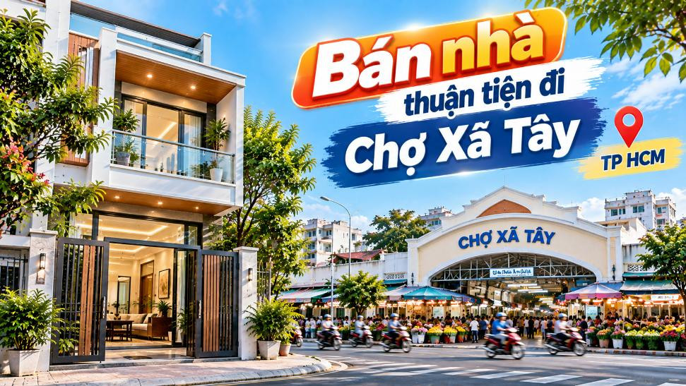 Bán nhà Bình Tây thuận tiện đi Chợ Xã Tây, tiện giao thương