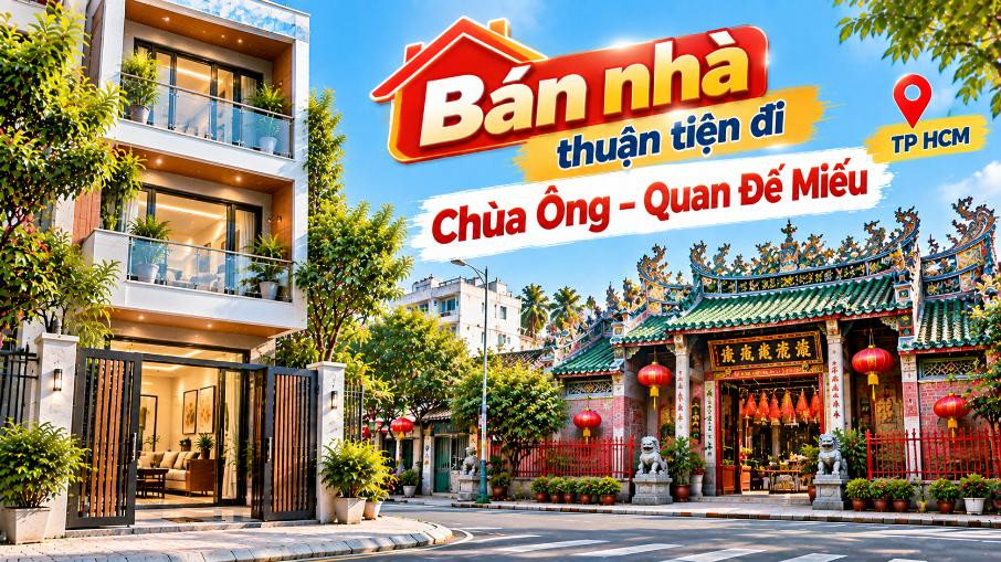 Bán nhà Bình Tây thuận tiện đi Chùa Ông – Quan Đế Miếu