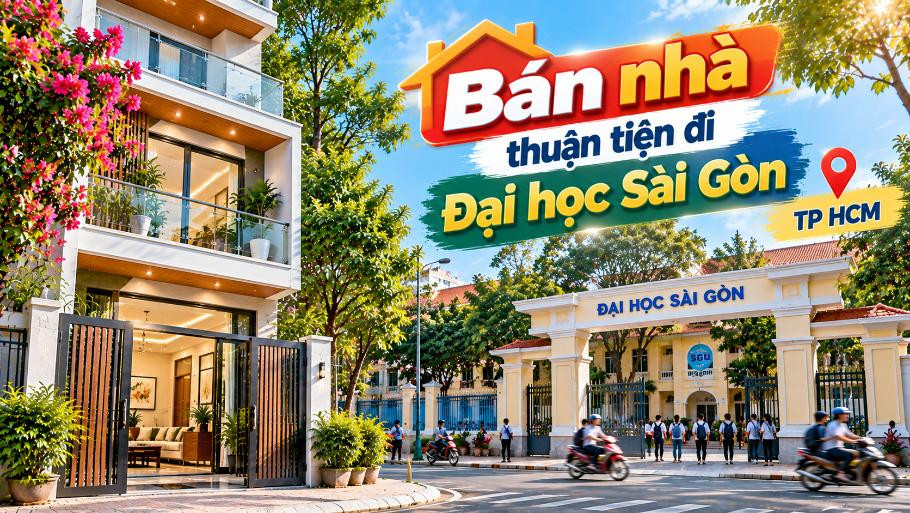 Bán nhà Bình Tây thuận tiện đi Đại học Sài Gòn