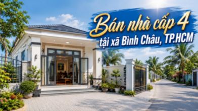 Bán nhà cấp 4 tại Bình Châu, dễ ở và dễ cải tạo