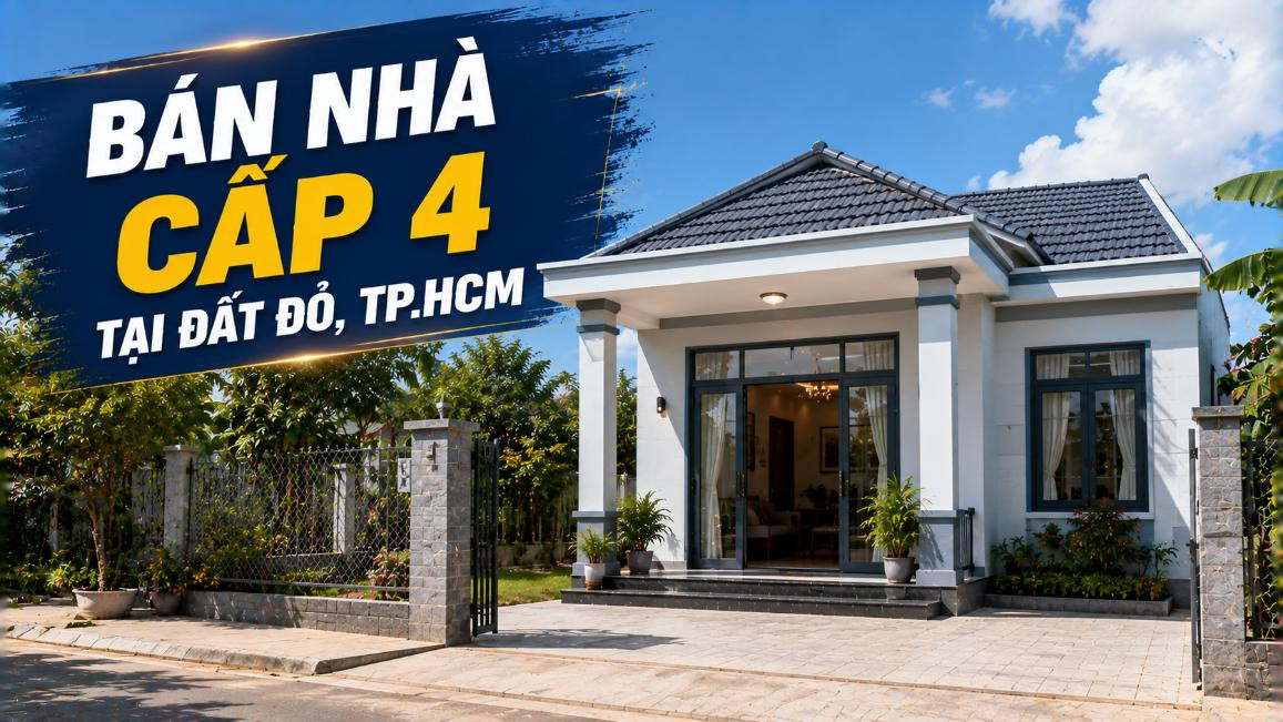Bán nhà cấp 4 tại Đất Đỏ, dễ ở và dễ cải tạo