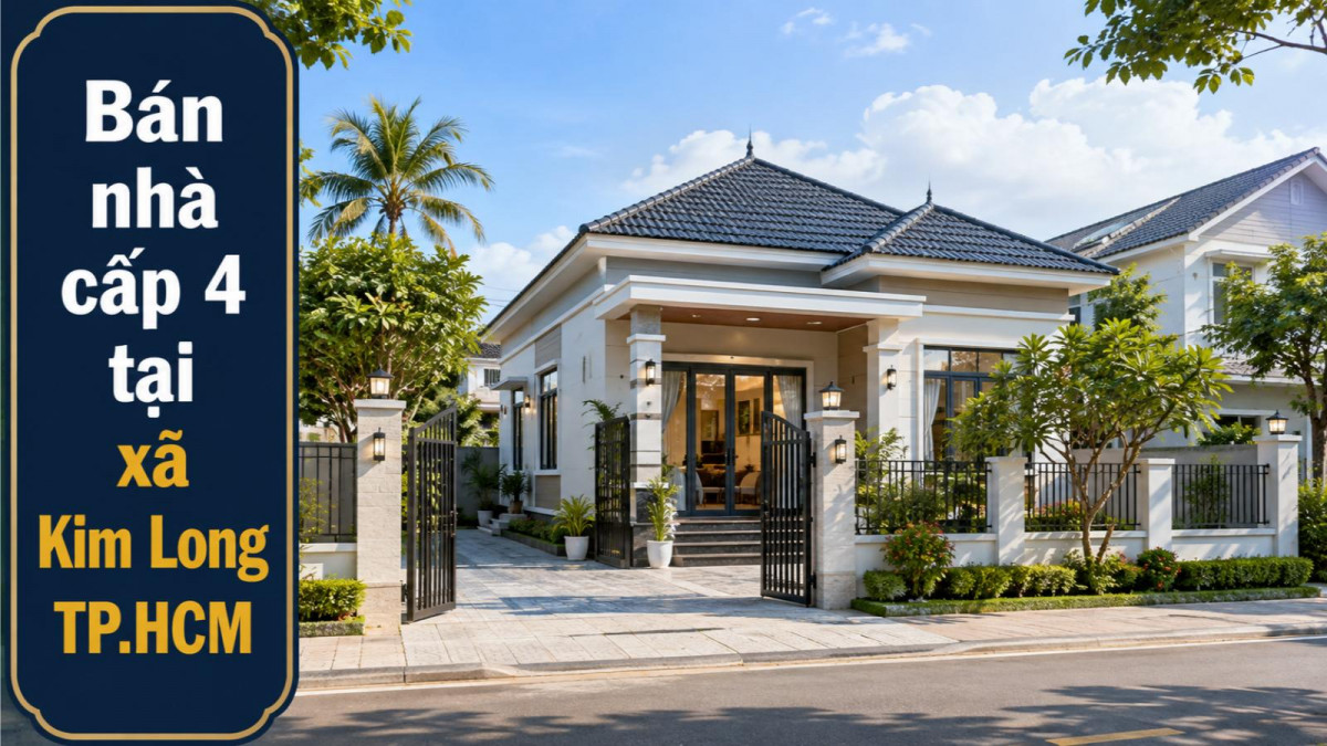 Bán nhà cấp 4 tại Kim Long, dễ ở và dễ cải tạo