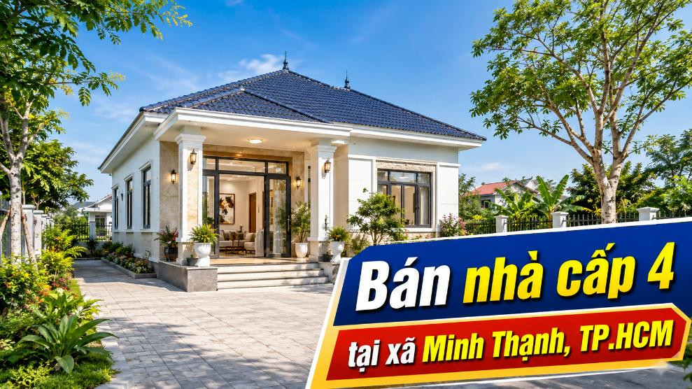 Bán nhà cấp 4 tại Minh Thạnh, dễ ở và dễ cải tạo