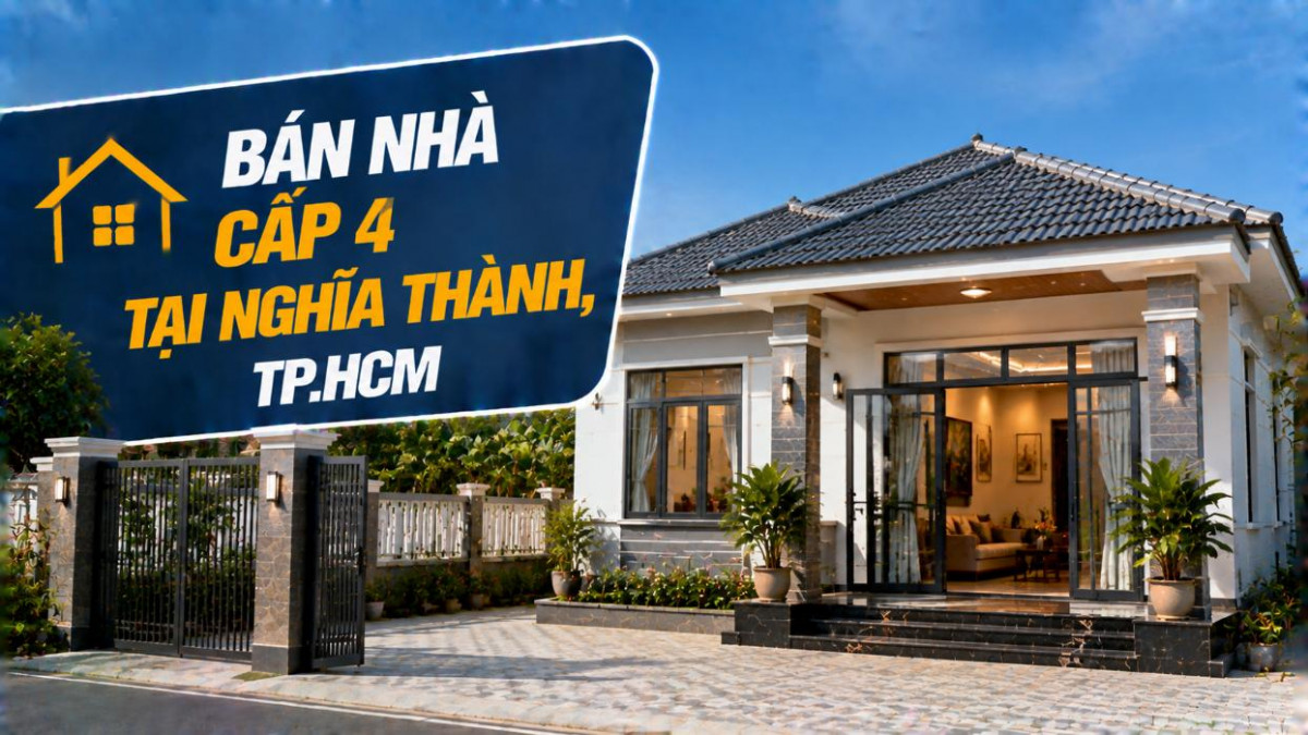 Bán nhà cấp 4 tại Nghĩa Thành, dễ ở và dễ cải tạo
