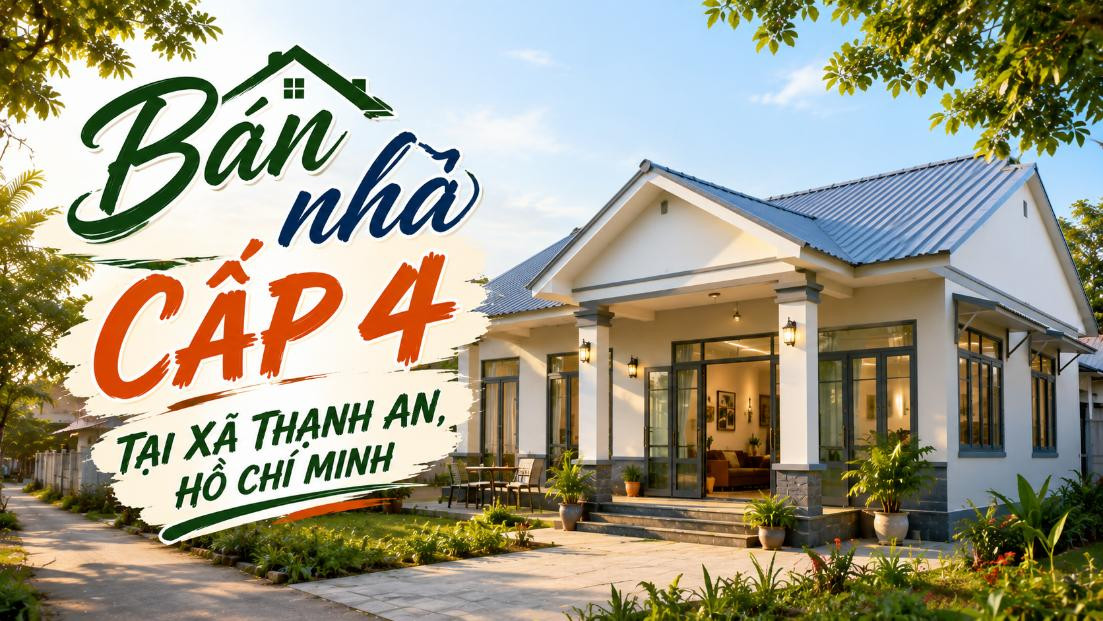 Bán nhà cấp 4 tại xã Thạnh An, phù hợp nhu cầu ở thực