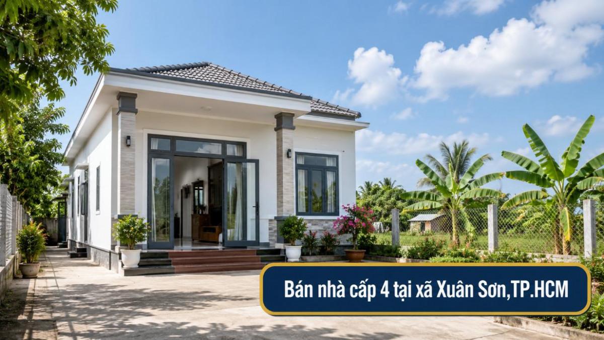 Bán nhà cấp 4 tại Xuân Sơn, dễ ở và dễ cải tạo