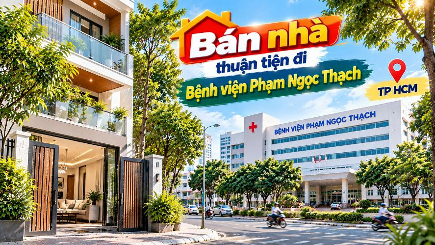 Bán nhà Chợ Quán thuận tiện đi Bệnh viện Phạm Ngọc Thạch