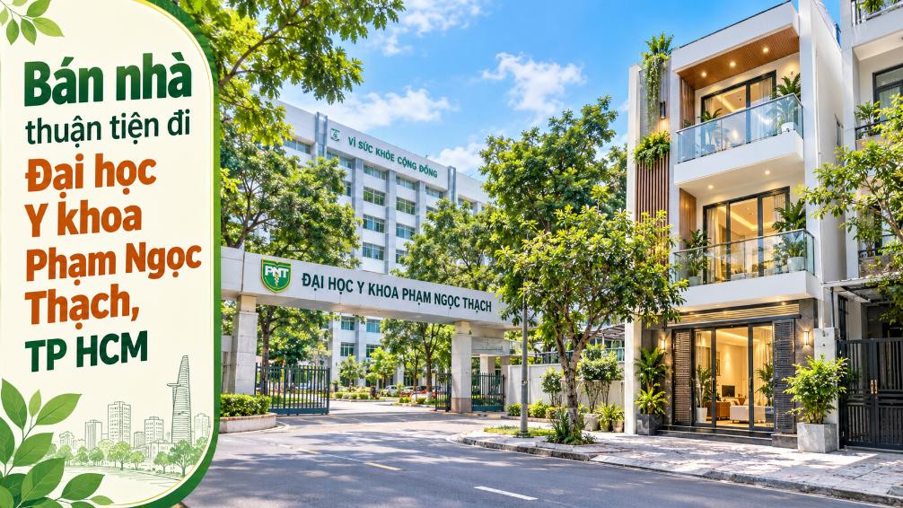 Bán nhà Chợ Quán thuận tiện đi Đại học Y khoa Phạm Ngọc Thạch