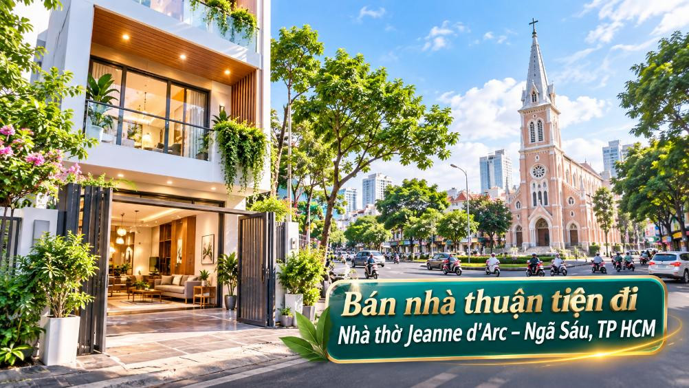 Bán nhà Chợ Quán thuận tiện đi Nhà thờ Jeanne d'Arc