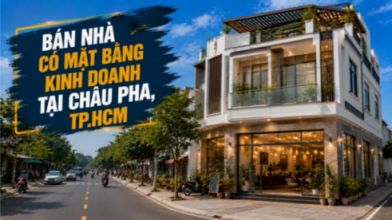 Bán nhà có mặt bằng kinh doanh tại xã Châu Pha