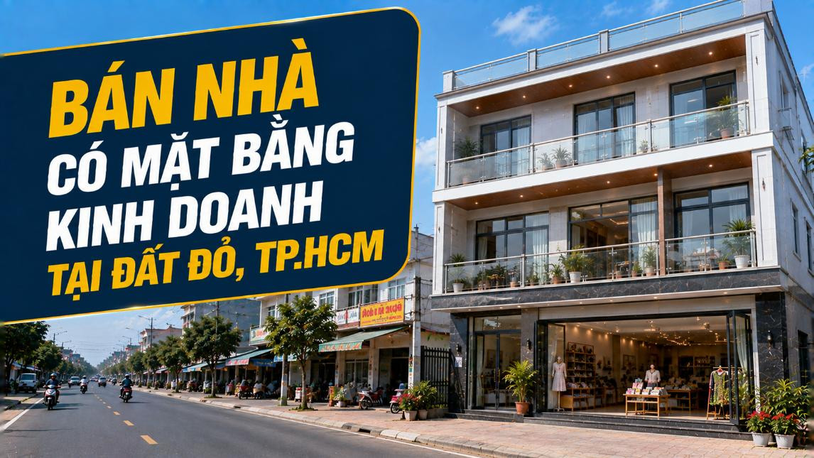 Bán nhà có mặt bằng kinh doanh tại xã Đất Đỏ