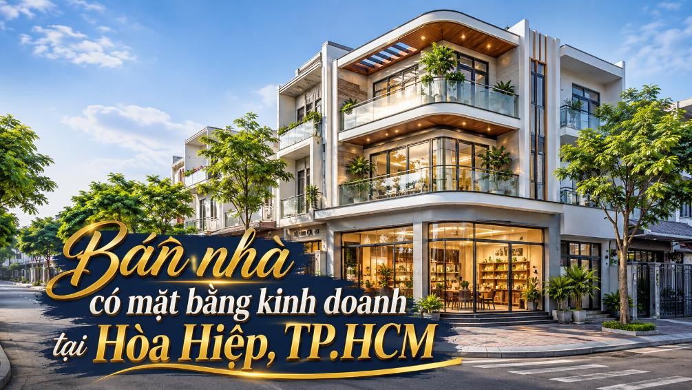 Bán nhà có mặt bằng kinh doanh tại xã Hòa Hiệp