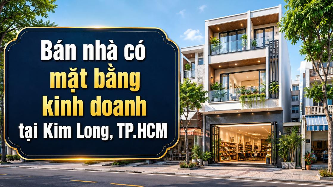 Bán nhà có mặt bằng kinh doanh tại xã Kim Long