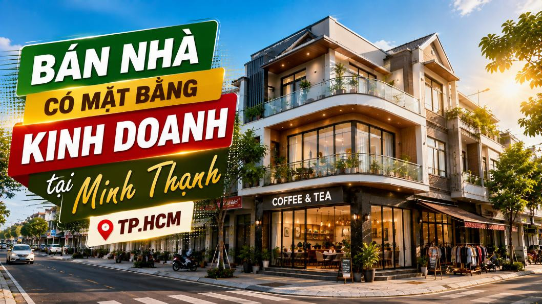 Bán nhà có mặt bằng kinh doanh tại xã Minh Thạnh